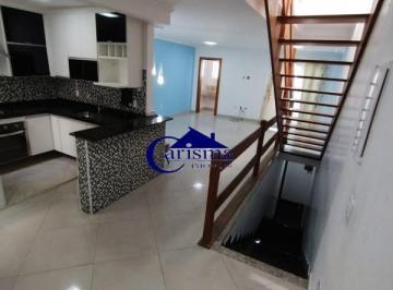 Casa · 183m² · 6 Quartos · 4 Vagas · Sobrado Com 3 Suítes, Para Alugar, 183 m² por R$4.350,00/mês - Vila América - Santo André/sp