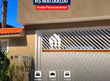 Casa · 152m² · 3 Quartos · 3 Vagas · Casa À Venda – Vila Da Oportunidade – Carapicuíba/sp