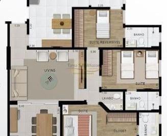 Apartamento · 128m² · 2 Quartos · 2 Vagas · Apartamento Com 2 Dormitórios Ambos Com Suíte À Venda - Embaré - Santos/sp