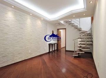 Casa · 209m² · 3 Quartos · 2 Vagas · Sobrado Com 3 Quartos, Sendo 1 Suíte, Para Aluguel, 208,74 m² por R$4.300 - Vila Camilópolis - Sa