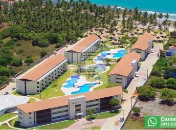 Apartamento de 1 quarto, Tamandaré · Flat Na Praia de Carneiros - Condomínio a Beira Mar Pronto