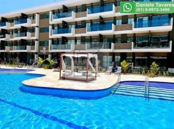 Apartamento de 1 quarto, Ipojuca · Flat Em Muro Alto, Frente Piscina Mobiliado