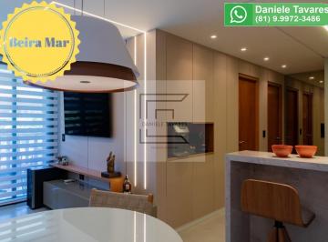 Apartamento de 2 quartos, Ipojuca · Flat Em Na Praia de Muro Alto - Condomínio a Beira Mar Finamente Mobiliado