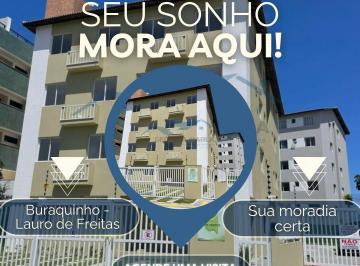 Apartamento de 1 quarto, Lauro de Freitas · Venda Apartamento 2/4 Em Buraquinho