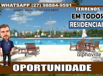 Terreno , Serra · Terreno/lote Em Todos Os Residenciais Do Alphaville Jacuhy - Oportunidade