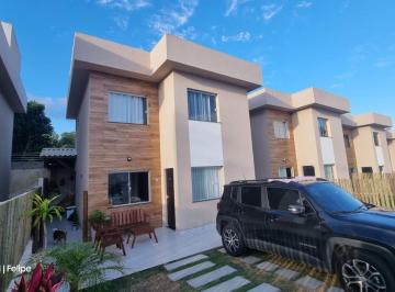 Casa · 200m² · 4 Quartos · 4 Vagas · Casa Em Condomínio Para Venda Em Camaçari, Abrante, 4 Dormitórios, 3 Suítes, 4 Banheiros, 4 Vagas