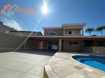 Casa · 261m² · 5 Quartos · 6 Vagas · Maravilhoso Sobrado Alto Padrão 5 Suítes, Piscina E Churrasqueira - Florida - Praia Grade
