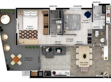 Apartamento de 2 quartos, Lajeado · Um Clássico Contemporâneo Que Vai Além Do Olhar Estéticoa Solidez Da Material