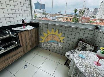 Apartamento · 62m² · 2 Quartos · 1 Vaga · Apartamento Com 2 Dorms, Guilhermina, Praia Grande - R$395 Mil, Cod: Ap023