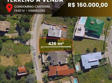 Terreno · 436m² · Terreno a Venda No Condomínio Cantegril Em Viamão/rs
