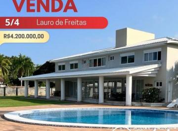 Casa · 600m² · 5 Quartos · Casa Alto Padrão Em Estrada Do Coco, Lauro de Freitas/ba
