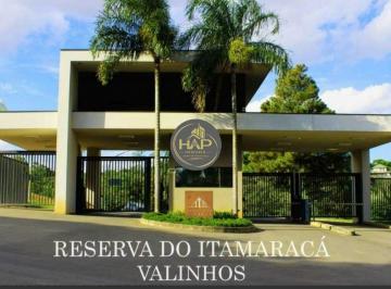 Terreno · 375m² · Lotes À Venda No Condominio Reserva Do Itamaracá Em Valinhos - Sp