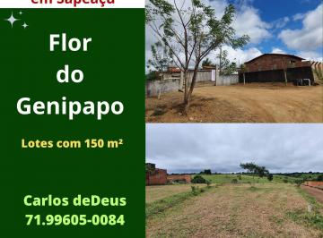 Terreno , Sapeaçu · Loteamento Flor Do Genipapo, Lotes Em Até 50 Vezes, Em Sapeaçu