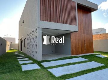 Casa · 254m² · 4 Quartos · 3 Vagas · Condomínio Alphaville Litoral Norte 2 - Casa de Alto Padrão, Terreno Plano Com 4 Suítes E Lazer Priv