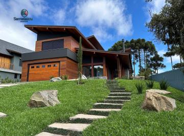 Casa · 439m² · 4 Quartos · 2 Vagas · Casa No Condomínio Aspen Mountain Em Gramado 4 Suítes Nova a Venda