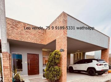 Casa de 4 quartos, Feira de Santana · Leo Vende, Bairro Sim, 4\4 Com 1 Suíte, Closet, Área Goumert.