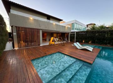 Casa · 900m² · 5 Quartos · 4 Vagas · Casa de Luxo 5 Suítes Frente Mar Em Guarajuba - Porteira Fechada