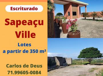Terreno , Sapeaçu · Loteamento Sapeaçu Ville, Vista Panorâmica, Frente Rodoviária, Escriturado