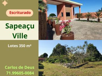 Terreno , Sapeaçu · Loteamento Sapeaçu Ville,, Escriturados, Frente Rodoviária de Sapeaçu