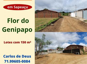 Terreno , Sapeaçu · Flor Do Genipapo, Lotes Com Excelente Localização, Em Até 50 Vezes, Em Sapeaçu