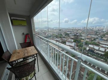 Apartamento de 1 quarto, Santos · Apartamento 17º Andar, Ao Lado de Faculdades - Santos
