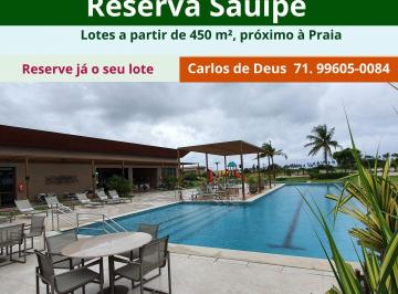 Terreno , Mata de São João · Loteamento Reserva Sauípe, Excelentes Lotes Com 450 m², Últimas Unidades