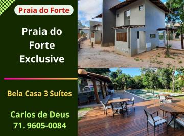 Casa de 3 quartos, Mata de São João · Praia Do Forte Exclusive, Excelente Casa Com 3 Suítes Na Praia Do Forte.