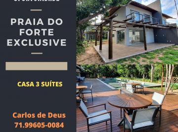 Casa de 3 quartos, Mata de São João · Excelente Casa Praia Do Forte Exclusive, Com 3 Suítes, Infraestrutura