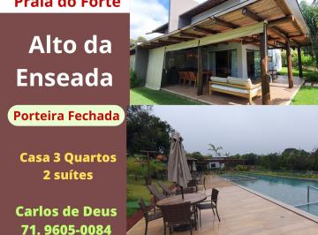 Casa de 3 quartos, Mata de São João · Alto Da Enseada, Casas 3 Quartos, 2 Suítes, Praia Do Forte, 136 m², Mobiliada