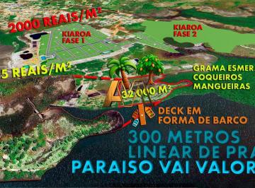 Terreno · 32000m² · Terreno Frente Mar Em Taipu de Dentro - Maraú/ba