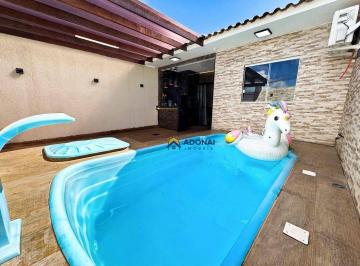 02546d035c2fa811b7f001033756eb5d.jpg · Casa Com Piscina, 2 Dormitórios À Venda, 62 m² por R$340.000 - Cohapar - Guaratuba/pr