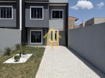 Casa · 79m² · 3 Quartos · 2 Vagas · Sobrado No Bairro Eucalíptos, Em Fazenda Rio Grande - Pr