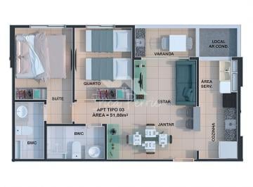 Apartamento · 61m² · 2 Quartos · 1 Vaga · Excelente Oportunidade! Apartamento À Venda, Com 2 Quartos Em Candeias Prox. a Praia