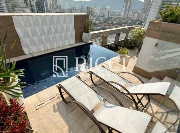 Foto 03 · Cobertura Com 4 Quartos E 2 Suítes Na Pompéia, Santos - Sp: 323 m², 3 Salas, 6 Banheiros E 3 Vagas de G