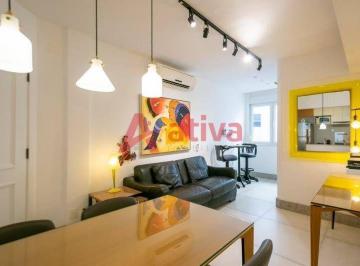 Apartamento · 67m² · 2 Quartos · Apartamento Com 2 Quartos Para Para Alugar Totalmente Mobiliado No Leblon