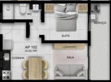 Apartamento · 41m² · 1 Quarto · Apartamento Térreo 41,15 m² No Aeroclube