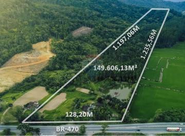 Comercial · 149606m² · 50 Vagas · Terreno Industrial Com Frente Para a Br - 470