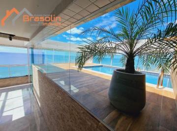 Apartamento · 144m² · 3 Quartos · 2 Vagas · Cobertura Mobiliada Frente Mar 3 Suítes - Vila São Paulo, Mongaguá