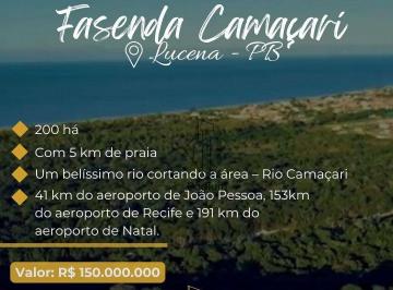 a9c2ce6d48bb8597b5c7c779aa3e440c.jpg · Fazenda Com Área de 200há, Com 5 Km de Praia Em Camaçari/lucena - Pb - Ar0003