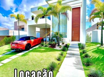 Casa · 300m² · 4 Quartos · 4 Vagas · Alphaville Litoral Norte 2 Aluguel Casa Em Condomínio 4 Asuítes