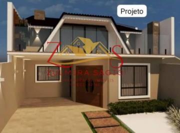 Casa · 214m² · 3 Quartos · 1 Vaga · Sobrado Em Construção Com 214,05 m² À Venda Em São José Dos Pinhais - Bairro Ipê (Próximo Multilit)