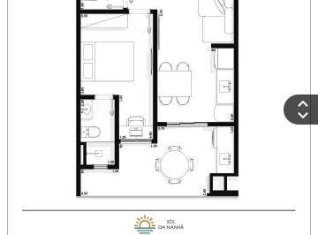 Apartamento · 43m² · 1 Quarto · 1 Vaga · Lançamento de 1 Dorm/1 Suíte - 43,98 m²