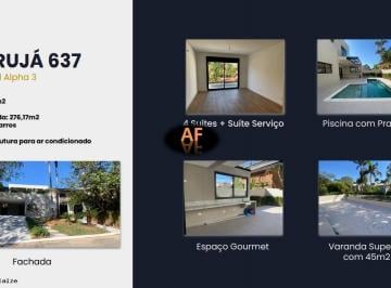Casa · 276m² · 4 Quartos · 4 Vagas · Casa Em Condomínio Para Venda Em Santana de Parnaíba, Alphaville, 4 Dormitórios, 4 Suítes, 6 Banheir