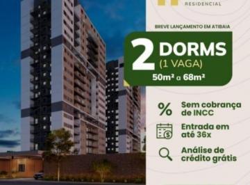 Apartamento · 68m² · 2 Quartos · 1 Vaga · Apartamento Para Venda Em Atibaia, Centro, 2 Dormitórios, 1 Suíte, 1 Banheiro, 1 Vaga