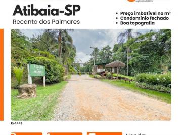 Terreno · 502m² · Terreno Para Venda Em Atibaia, Recanto Dos Palmares
