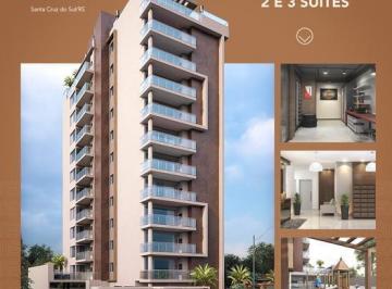 Apartamento · 119m² · 2 Quartos · Apartamento Para Venda Em Santa Cruz Do Sul, Centro, 2 Dormitórios, 2 Suítes, 2 Banheiros