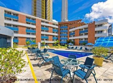 Apartamento · 33m² · 1 Quarto · 1 Vaga · Flat Para Venda Em Natal, Ponta Negra, 1 Dormitório, 1 Banheiro, 1 Vaga