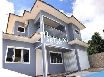 Casa · 210m² · 3 Quartos · 2 Vagas · Casa Para Venda Em Palhoça, Madri, 3 Dormitórios, 1 Suíte, 4 Banheiros, 2 Vagas