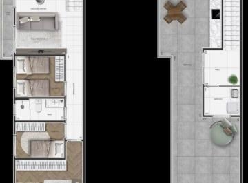 Casa de 3 quartos, São José dos Pinhais · Cobertura Duplex Para Venda Em São José Dos Pinhais, São Pedro, 3 Dormitórios, 1 Suíte, 3 Banheiros