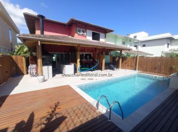 Casa · 240m² · 5 Quartos · 3 Vagas · Sobrado Em Condomínio Para Venda Em Caraguatatuba, Praia Da Mococa, 5 Dormitórios, 2 Suítes, 5 Banhe
